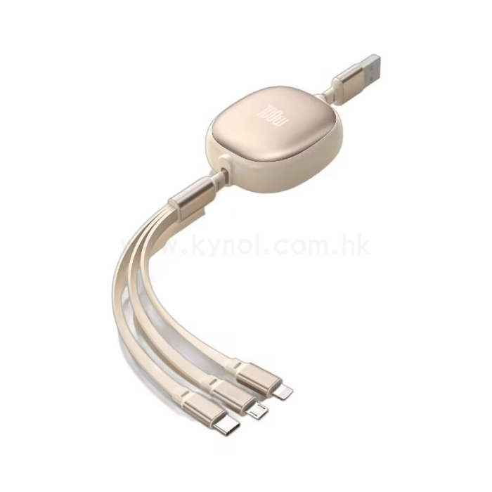 鋁合金殼三合一充電線