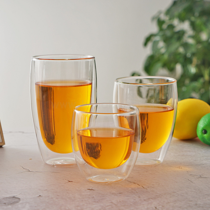 耐熱雙層玻璃杯